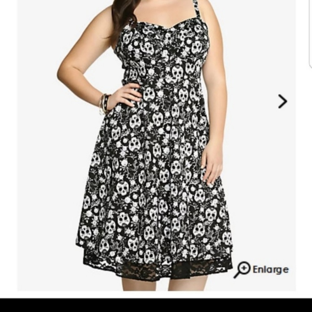 Sugar Skull Skater Dress
